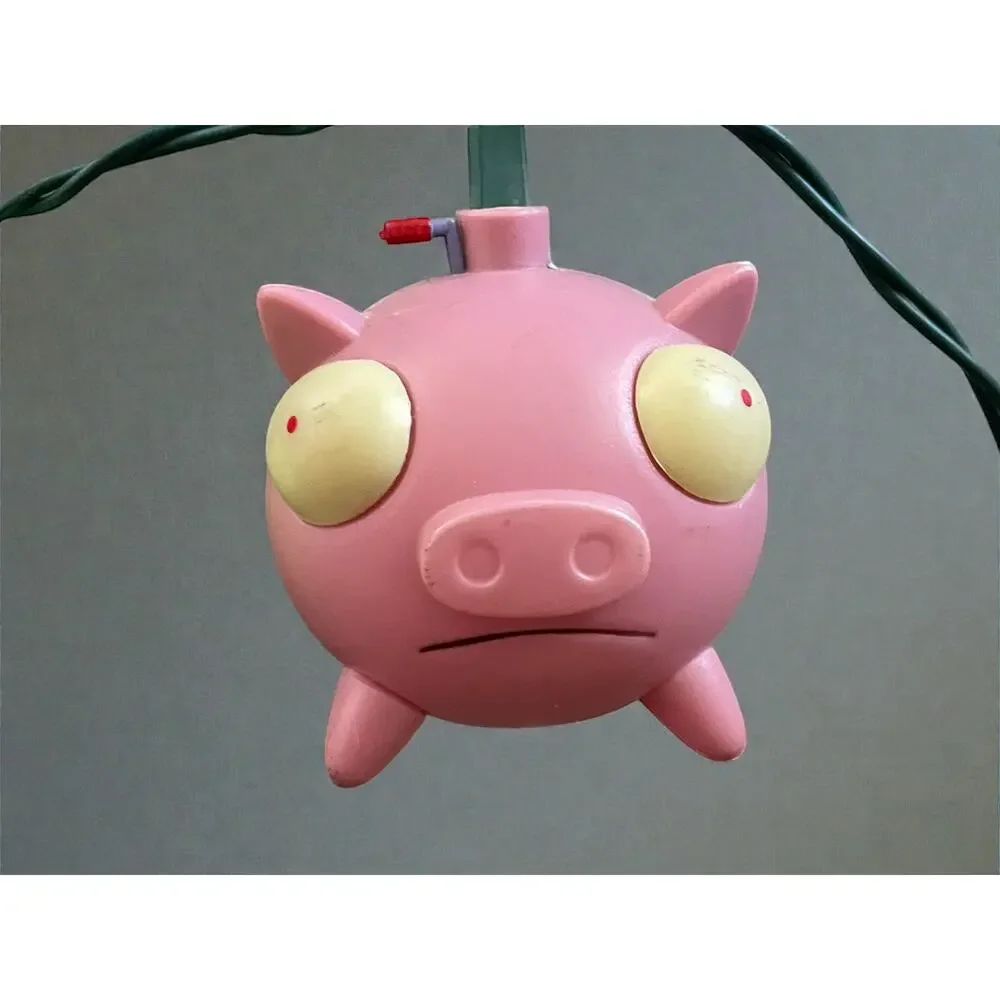 RARE Invader Zim-Gir and Pig String Lights by Kurt Adler-Nickelodeon Decor-2010